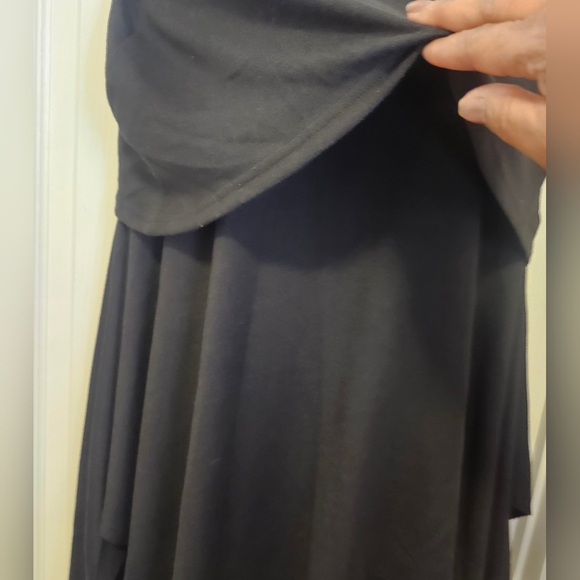 STYLEWE Elegant Black High Neck Poncho Size Medium NWT - Picture 3 of 7